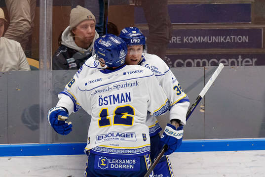 Leksands Olle Alsing jublar