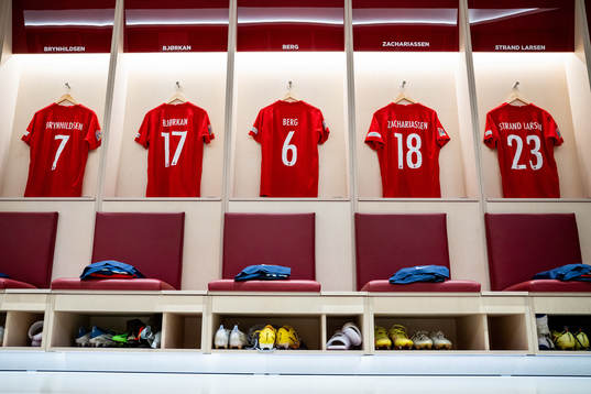 The kits of Ola Brynhildsen, Fredrik André Bjørkan,