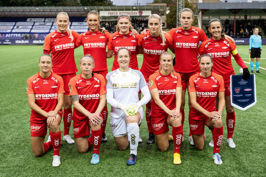 The starting eleven of Brann