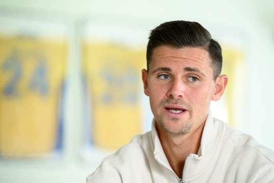 Värnamos Marcus Antonsson blir intervjuad den 29 september 2022 i Värnamo. 
