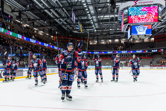 Linköpings Vilmos Gallo jublar