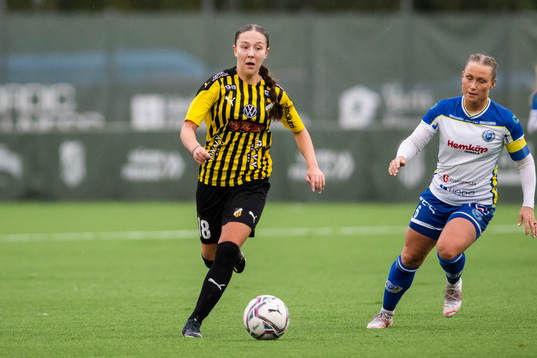 Häckens Moa Eklund och Onsalas Linn Eskilsson