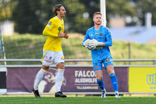 Falkenbergs målvakt Tim Erlandsson