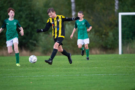  i matchen för pojkar födda 2010, U12, mellan IFK Hässleholm och Hässleholms IF i Hässleholm 2 oktober 2022.