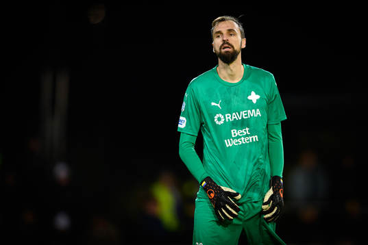 Värnamos målvakt Pilip Vaitsiakhovich