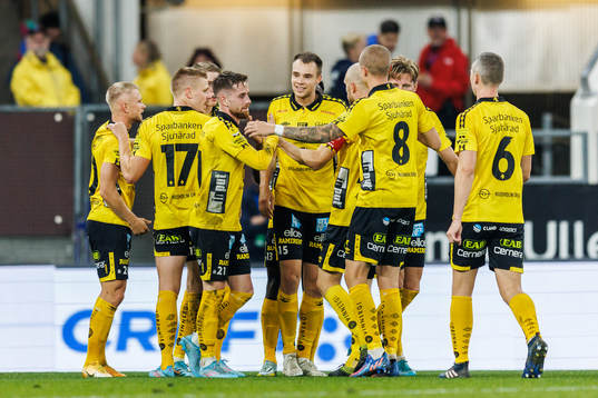 Elfsborgs spelare jublar