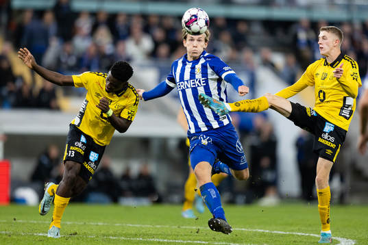 Elfsborgs Michael Baidoo och Alexander Bernhardsson