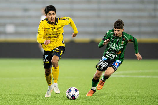 Elfsborgs Ahmed Qasem och Varbergs Måns Andersson