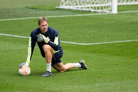 Goalkeeper Johan Dahlin