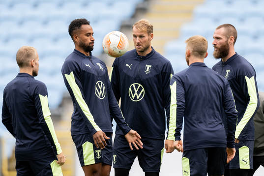 Isaac Kiese Thelin, Ola Toivonen and Jo Inge Berget