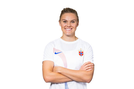 Kristine Bjørdal Leine of the Norwegian women's national football team poses for a portrait