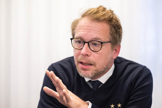 Malmö FFs pressansvarig Peter Sohlmér