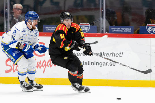 Leksands Lucas Elvenes och Brynäs Dmytro Timashov