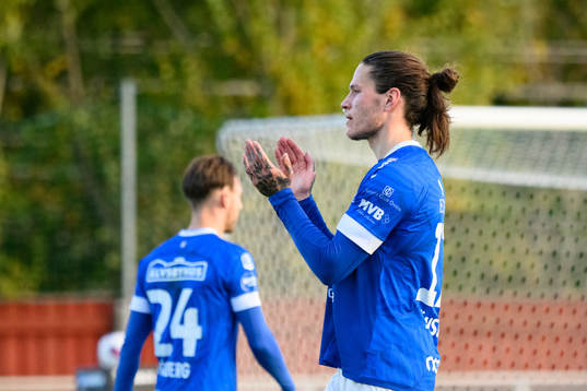 Trelleborgs Isak Jönsson tackar publiken