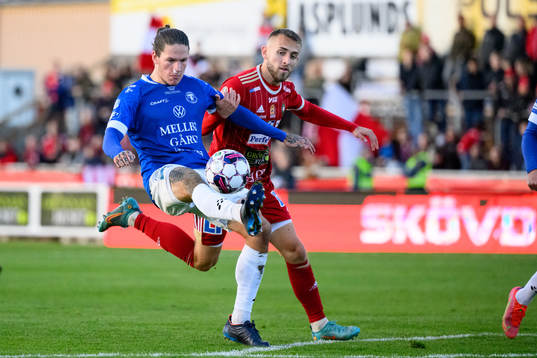 Trelleborgs Isak Jönsson och Skövdes Jack Cooper Love