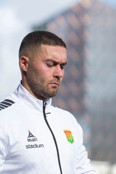 GAISs målvakt Mergim Krasniqi
