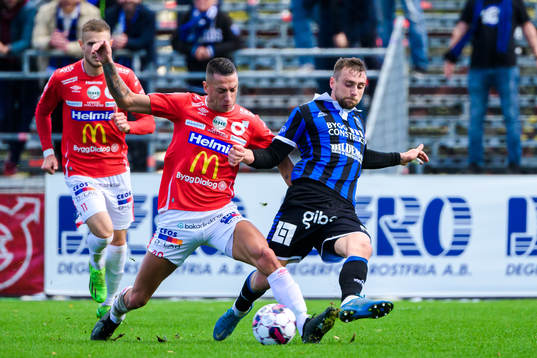 Degerfors Nikola Djurdjic och Sirius Filip Rogic