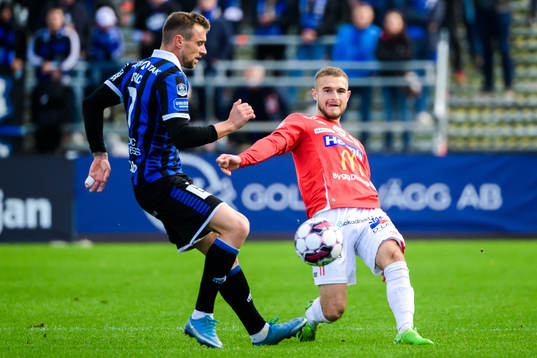 Sirius Filip Rogic och Degerfors Christos Gravius