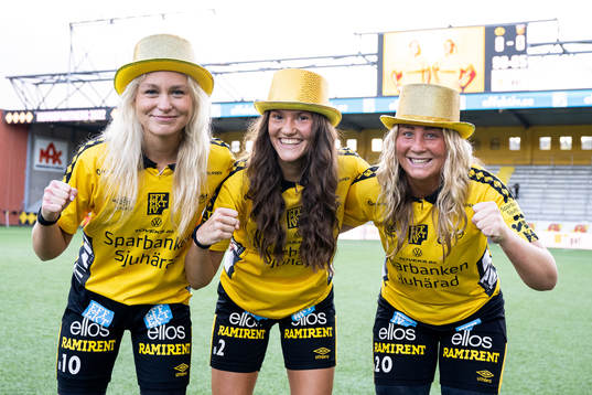 Elfsborgs Matilda Ståhlbom Karlsson, Wilda Johansson och