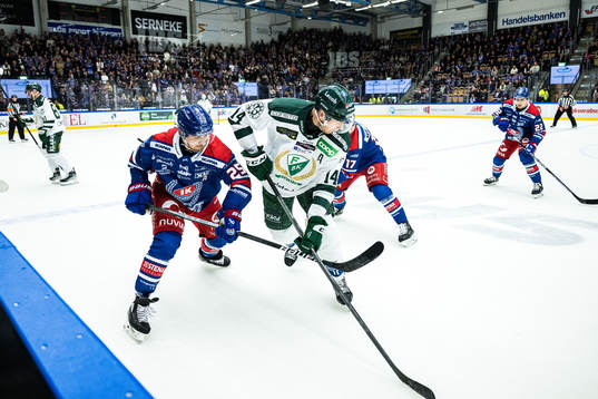 Oskarshamns Johannes Salmonsson och Färjestads Victor