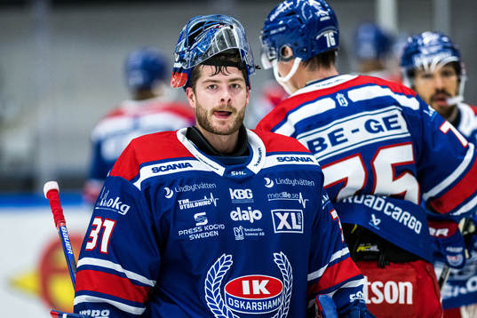 Oskarshamns målvakt Tim Juel