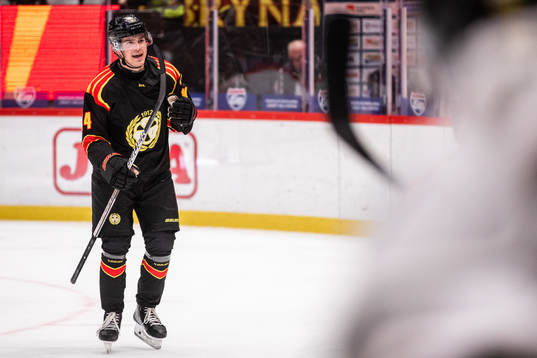 Brynäs Alexander Ljungkrantz jublar