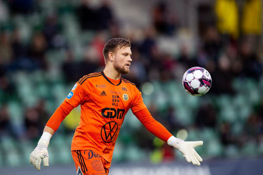 GIF Sundsvalls målvakt Oscar Jonsson