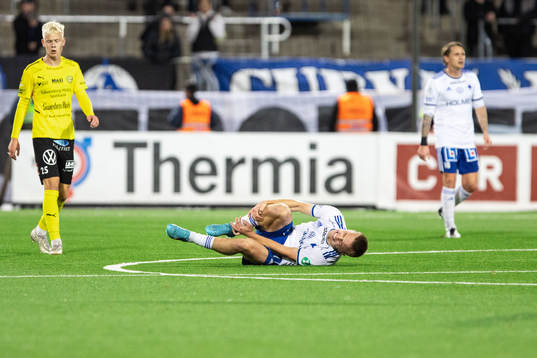 IFK Norrköpings Jacob Ortmark har ont