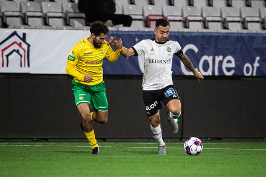 Dalkurds Hady Saleh Karim och Örebros Jiloan Hamad