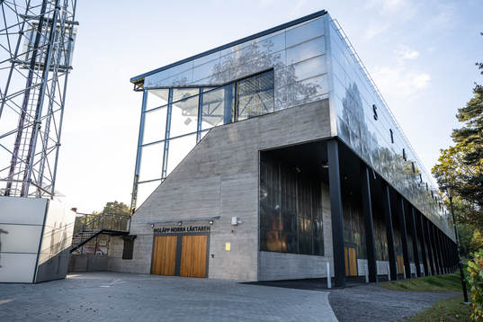 Norra läktaren på Stadsparksvallen
