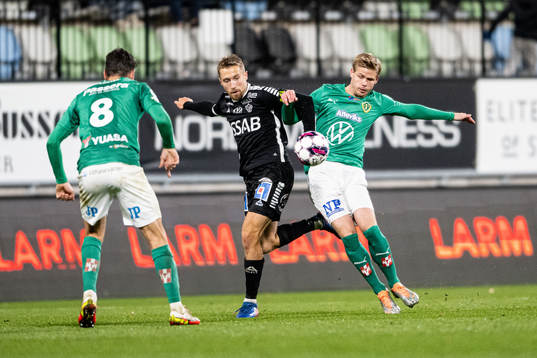 Brages Jacob Stensson och Jönköpings Södras Anton Thorsson