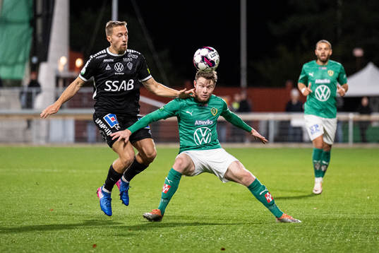 Brages Jacob Stensson och Jönköpings Södras Daniel Ljung
