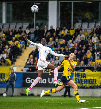 Ouleymata Sarr of France and Magdalena Eriksson of Sweden