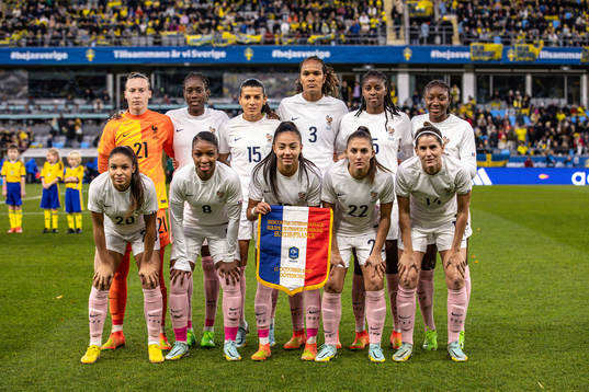 The starting eleven of France