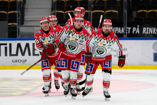 Frölundas Patrik Carlsson jublar