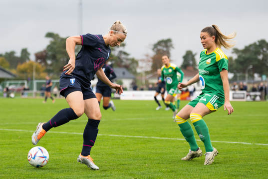 Åhus Ella Andersson och Malmö FFs Madeleine Hejde