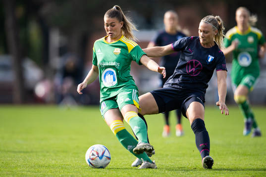 Åhus Ella Andersson och Malmö FFs Madeleine Hejde