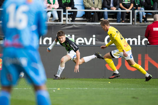 GAISs Axel Henriksson och Falkenbergs Taylor Silverholt