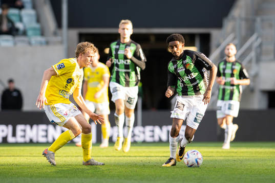 Falkenbergs Melker Nilsson och GAISs Harun Ibrahim