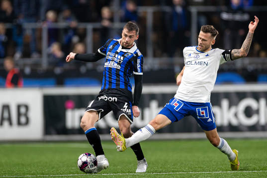 Sirius Filip Rogic och IFK Norrköpings Arnor Traustason