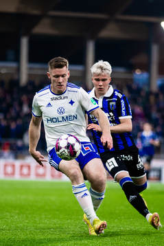 IFK Norrköpings Viktor Agardius och Sirius Oli Valur Omarsson
