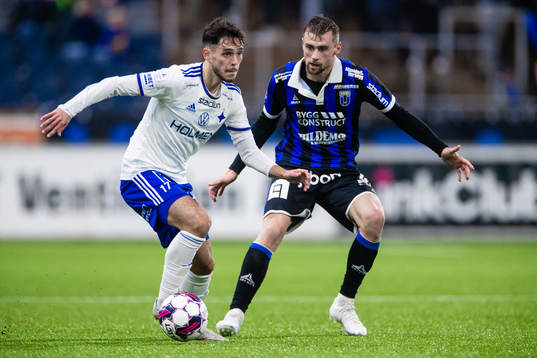 IFK Norrköpings Laorent Shabani och Sirius Filip Rogic
