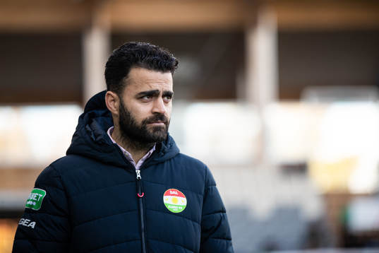 Dalkurds huvudtränare Amir Azrafshan