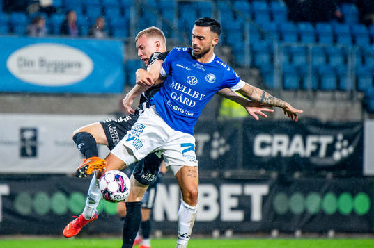 Örebros Valgeir Valgeirsson mot Trelleborgs Simon Amin