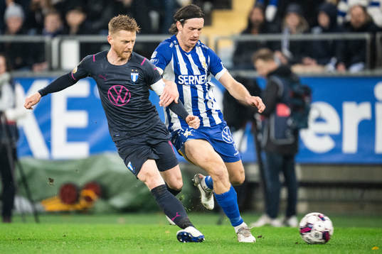 Malmö FFs Anders Christiansen och IFK Göteborgs Gustav