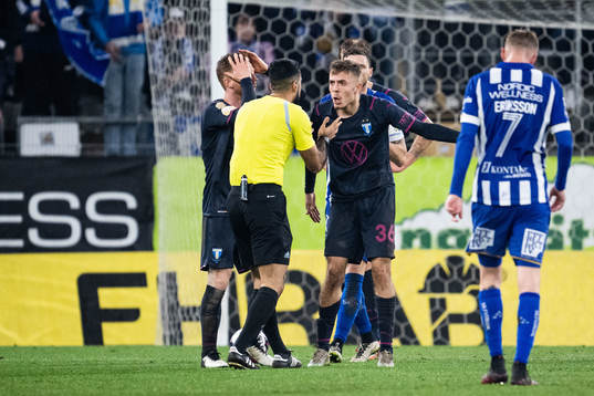 Malmö FFs Patriot Sejdiu reagerar på domslut av Domare Mohammed Al-Hakim