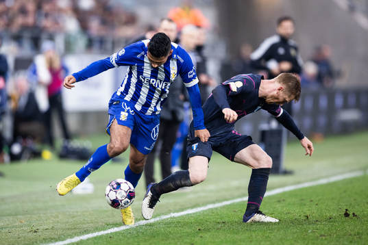 IFK Göteborgs Hosam Aiesh och Malmö FFs Anders