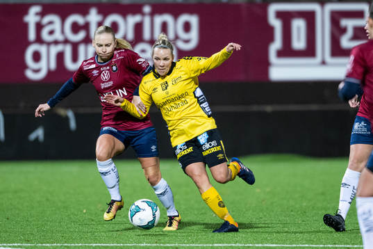 Örgrytes Elin Eklund och Elfsborgs Linda Westberg Carlsson