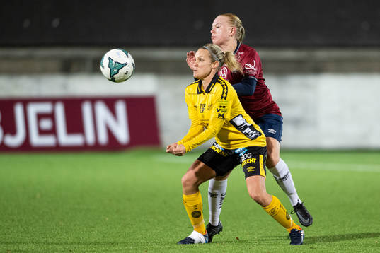 Elfsborgs Linda Westberg Carlsson och Örgrytes Emma Thölin