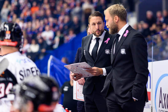 Malmö Redhawks tränare Tomas Kollar och assisterande